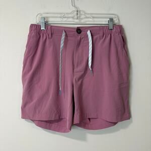 Chubbies Men's Shorts The Tahoes Pink Drawstring Chino Hybrid Swim Large
